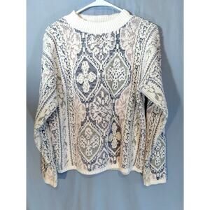 Across America by Knit Maven Vintage 80s Sweater